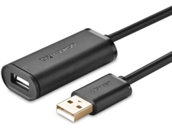 Cable UGREEN (USB - 10m - Negro)