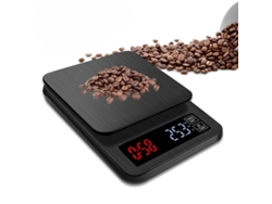 Báscula De Café De Goteo Manual, Alimentada Por Usb, Báscula De Cocina Inteligente Con Temporizador, Báscula De Café, Especificación: 10 Kg/1 G
