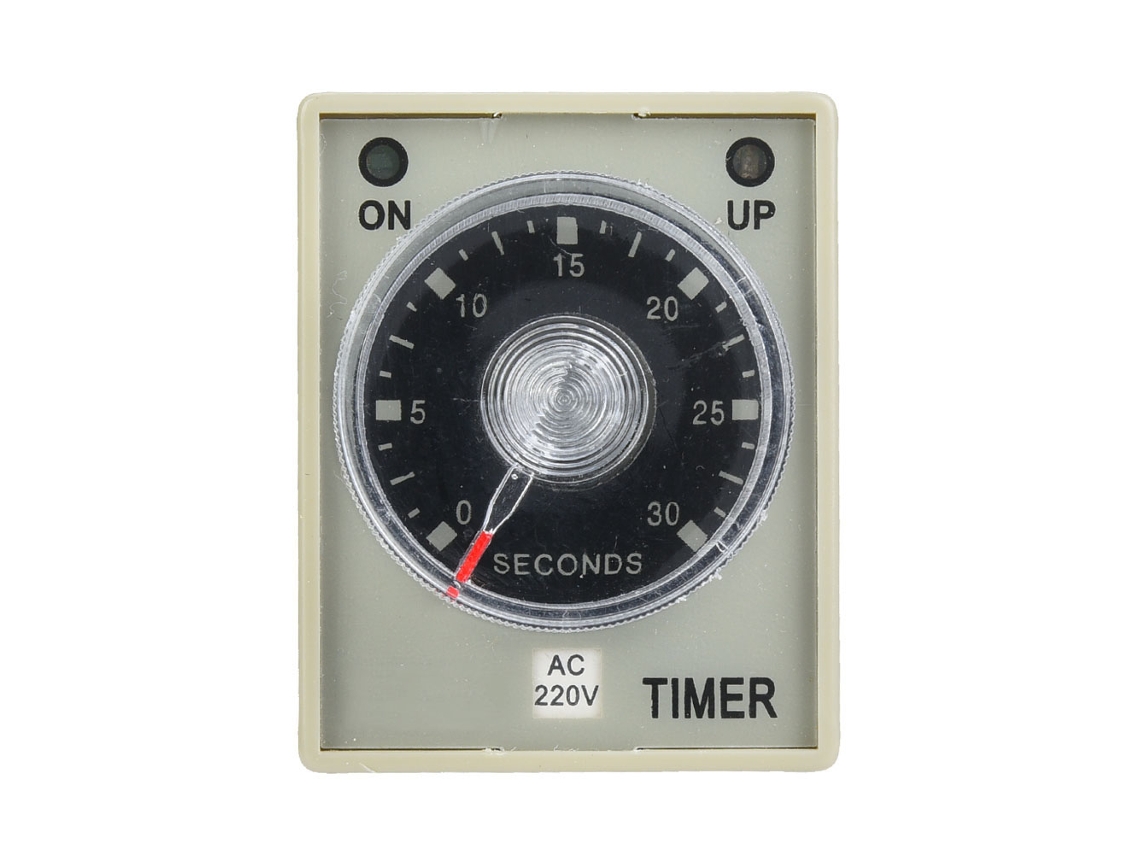 Relé Temporizador De 30s Y 8 Pines, Montaje En Riel Din De 35 Mm, Para Sistemas De Automatización Industrial, Ac220v