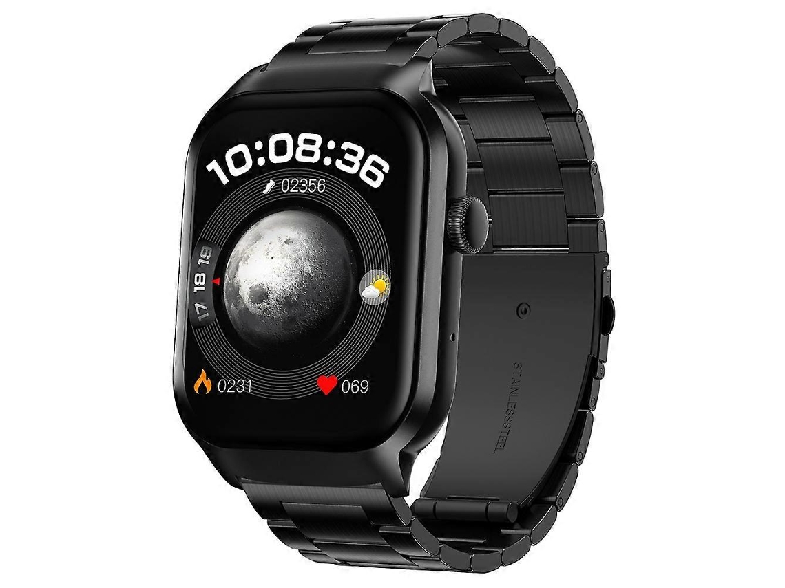 Reloj inteligente Bluetooth G43 de 2,01 pulgadas con rastreador de salud y actividad física, correa de acero, Ly Ebike