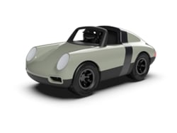 Coche de juguete Playforever Luft Slate con diseño exclusivo para niños