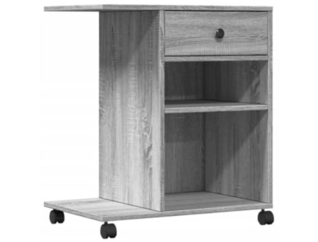 Soporte De Impresora VIDAXL Gris Madera contrachapada (60x40x68,5 cm)