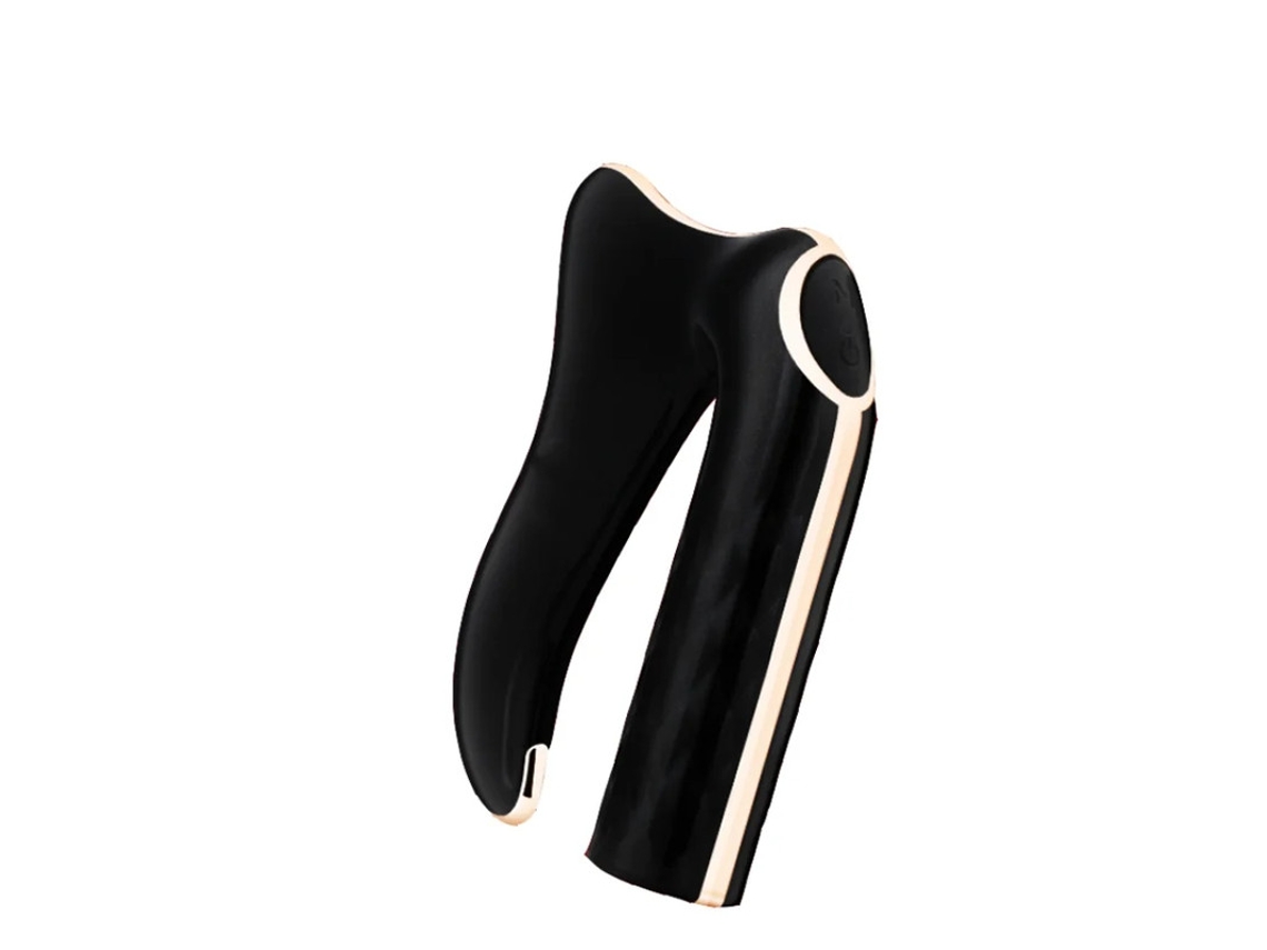 Raspador cervical eléctrico, dragado de meridianos, alivio del dolor muscular, masajeador inteligente portátil, negro, Bestvite