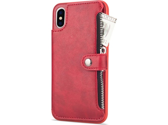 Funda iPhone XS Max WISETONY Xinluoshi-76 Rojo