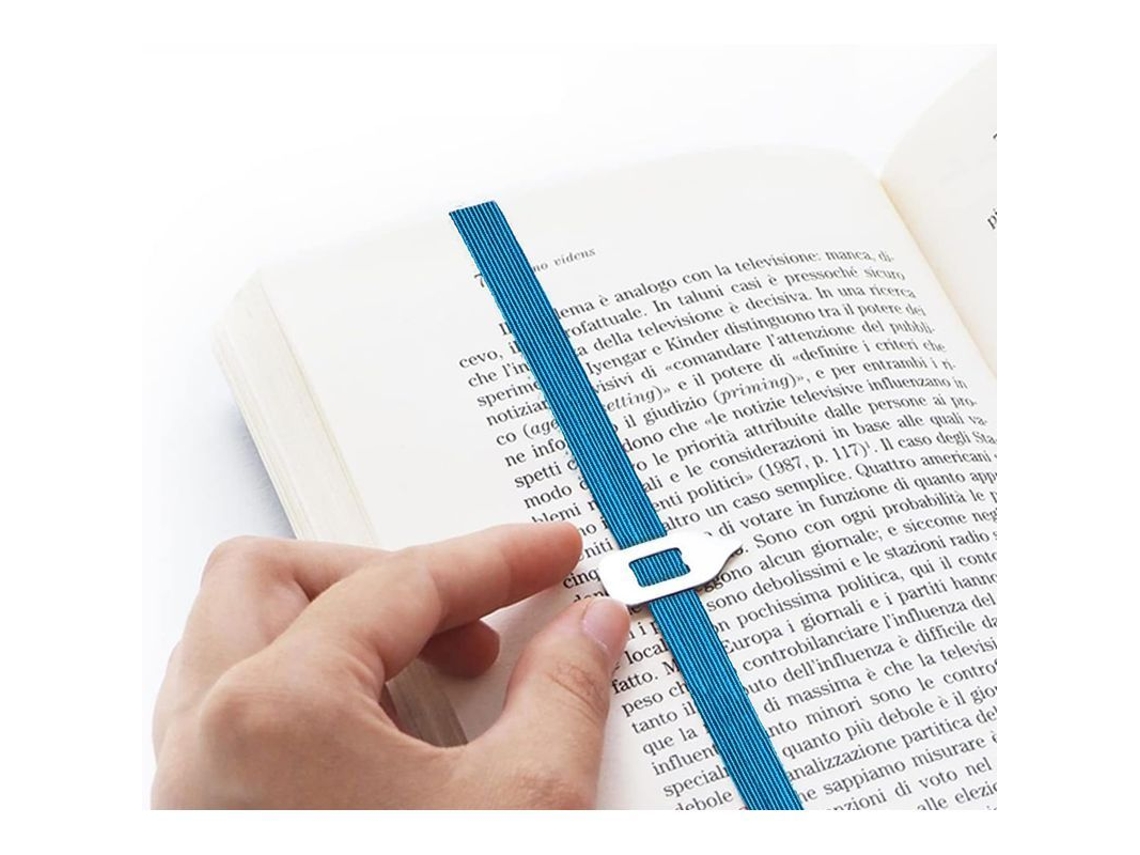 Marcapáginas Elásticos Para Cualquier Libro - Marcapáginas Para Mujeres, Hombres Y Niños - ¡no Pierdas Tus Marcapáginas! (azul)