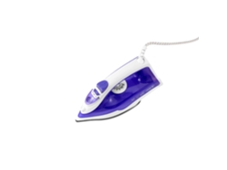 Plancha de vapor portátil de 1500 W con capacidad de agua de unos 250 ml, color morado