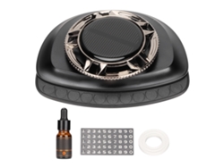 Difusor solar giratorio de perfume para coche, aromaterapia, purificador de aire, ahorro de energía, silencioso, antideslizante, para coches (escapada nocturna)