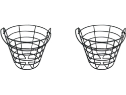 2 Cestas Para Guardar Pelotas De Práctica De Golf Con Asa, Caja De Almacenamiento Con Capacidad Para Hasta 50 Pelotas.