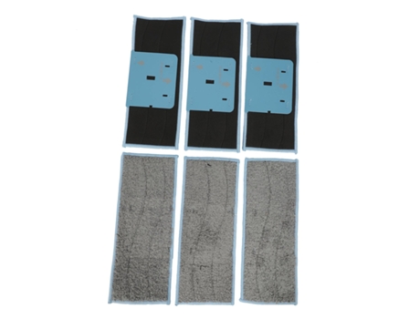 Paquete de 6 almohadillas de repuesto lavables para fregar en húmedo, compatibles con Irobot Braava Jet M6