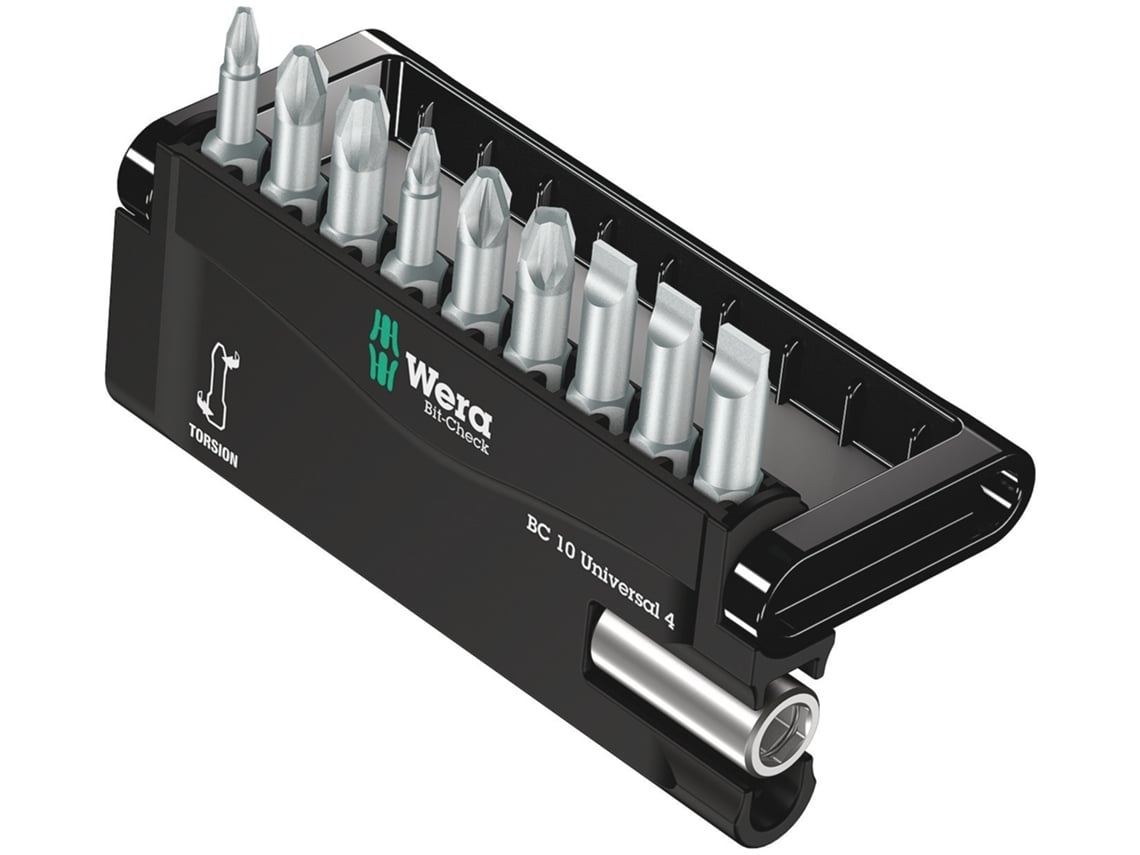 Estuches de puntas Bit-Check 10 Universal 4 WERA 05056159001