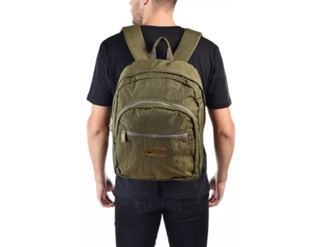 Mochila Tradicional Ativa De Camelo Para Laptop 15 '' Journey Khaki