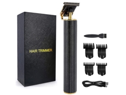 (negro) Cortador De Pelo Eléctrico, Cabezal De Tatuaje T, Grabado De Dientes, Cabezal De Refrigeración Por Agua Usb