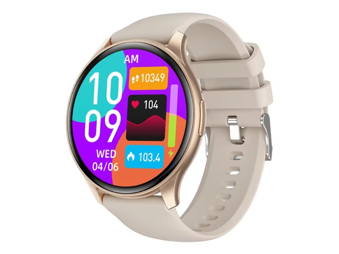 Smartwatch Zw60 Android e Ios-Dourado