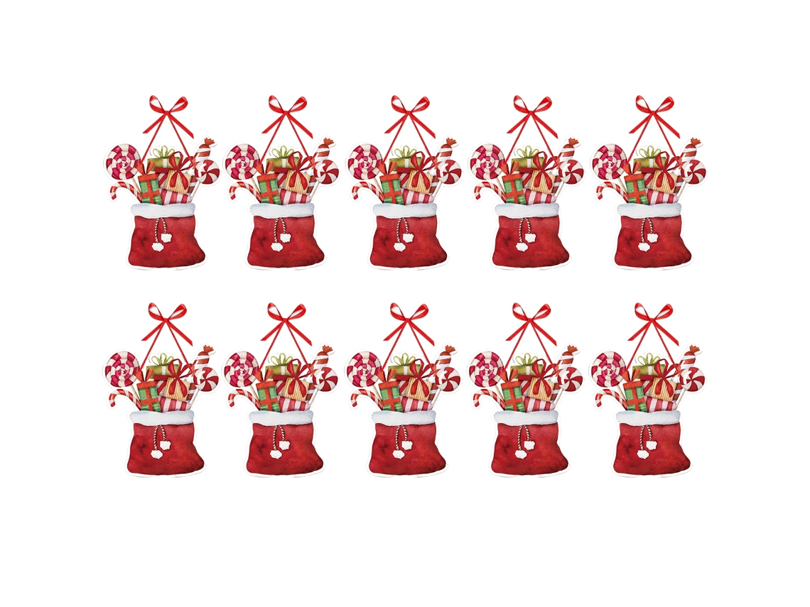 Placas navideñas con gnomos, decorativas para el hogar y la puerta TRUYUETY
