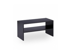 Relaxdays Zapatero Apilable, 4 Pares De Zapatos, 29,5 X 60 X 29,5 Cm, Compacto, 2 Niveles, Mueble Calzado Pasillo, Negro