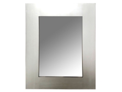 Signes Grimalt - Espejo Pared | Espejo Rectangular Plateado - Medidas: 90x3x70 cm BY SIGRIS