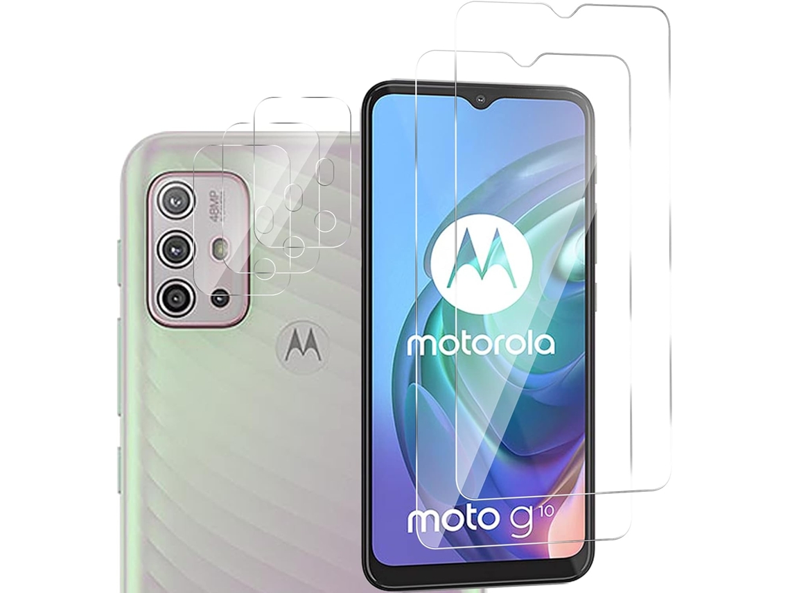 Conjunto de Protectores de Lente Protetores Câmera Shatter para Motorola Moto G10 HONGWE. (2un)