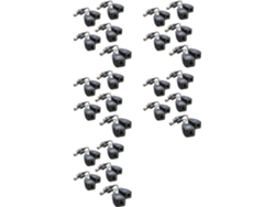 25 Pares De Transceptores Coaxiales Bnc Para Cctv, Balun De Alimentación De Vídeo A Cat5e Y 6 Rj45