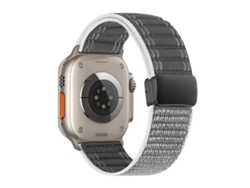 Correa de nailon XIAOMOYU para Apple Watch (42/41/40/38 mm) con diseño ondulado y cierre magnético.