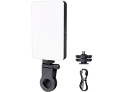 Adaptador De Clip Recargable Para Anillo De Luz Para Selfies Portátil