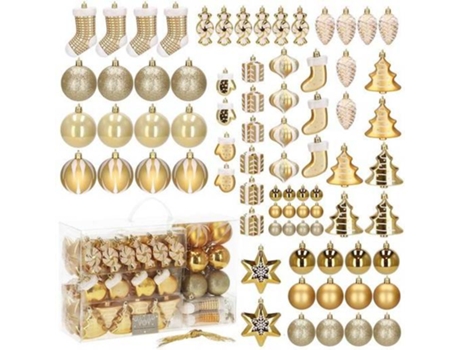 Bolas de Árbol de Navidad 77 Piezas