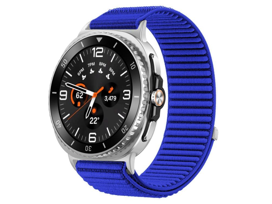 Correa de nailon trenzado para Samsung Galaxy Watch 8/8 Classic con cierre de velcro CSYY