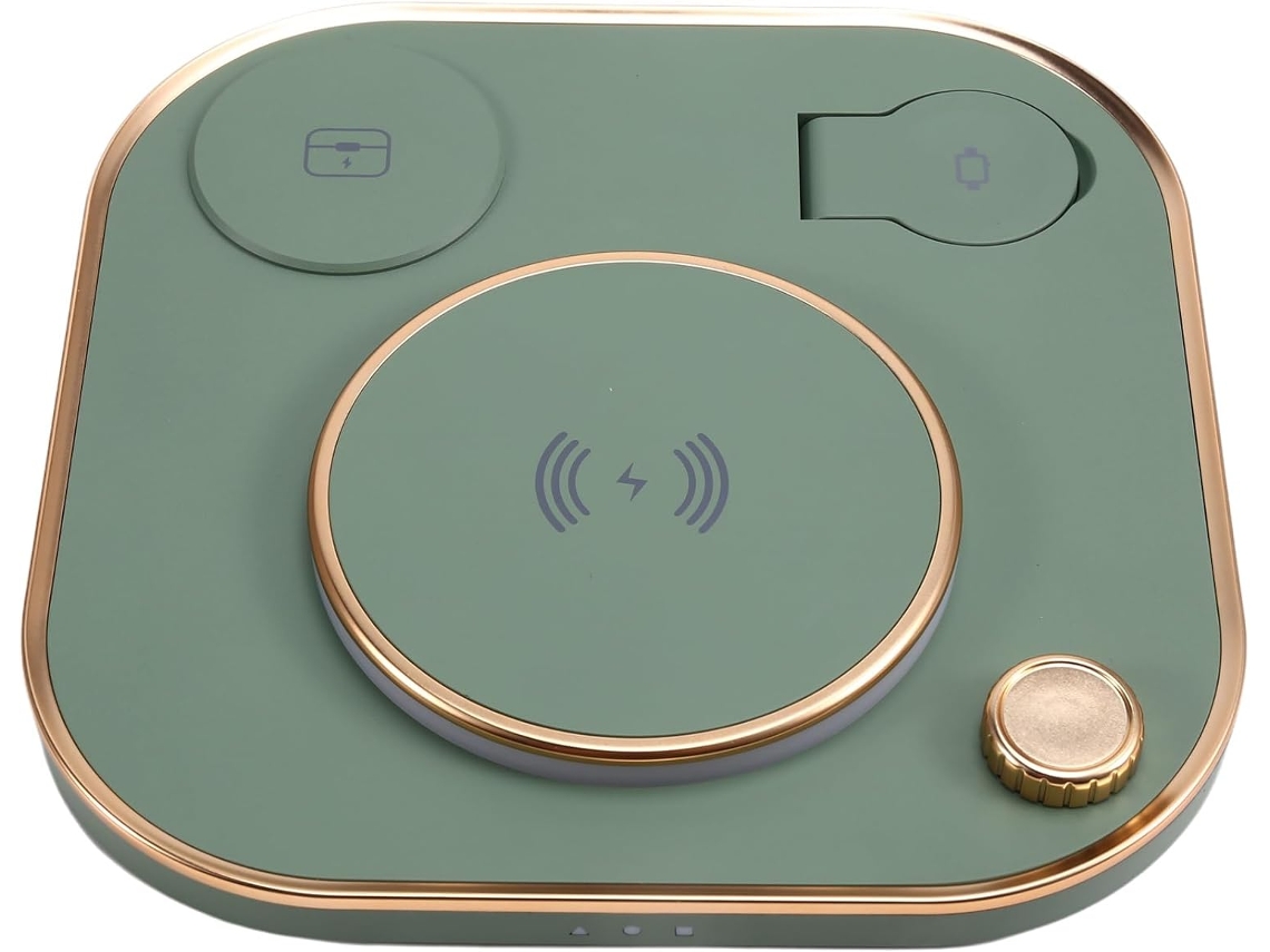 Cargador Magnético Multifuncional No Plegable Con Linterna, Para Teléfono Móvil Y Reloj.
