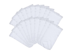 20 Calcetines Skimmer Para Piscinas, Filtros De Nailon Elástico Duradero Y Tejido Eph Blanco.