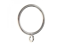 2026-40 Anillos De Cortina De Hierro, Diámetro Interior 38mm, Anillos Colgantes Para Cortinas Y Varillas, Plata Fim Plata