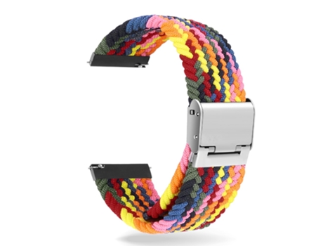 Correa de nailon ajustable estirable trenzado 22mm para Samsung Gear S3 Classic/Gear S3 Frontier/Gear S4 - multicolor