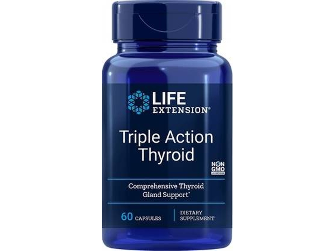 Complemento Alimentar LIFE EXTENSION Fórmula De Ação Tripla Da Tireóide (60 cápsulas)