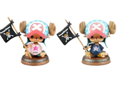 EZII Figura Anime one pease Tonytony Chopper 8 PINK BLUE 2 IN 1 multicolor crianças presente brinquedo bonito