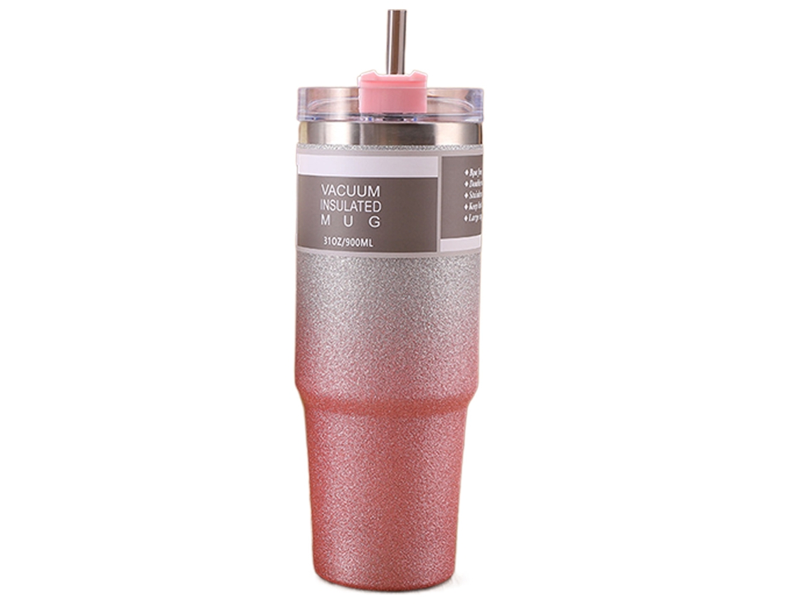 Vaso mezclador totalmente automático, mezclador portátil de proteína en polvo, botella mezcladora eléctrica de proteína rosa Slowmoose