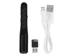 Presentador Inalámbrico 2.4g Con Láser Rojo, Control Ppt Y Ratón Multifuncional Pr28