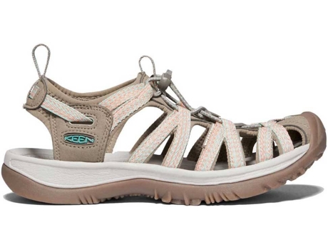 Sandálias para Mujer KEEN Whisper Beige para Montaña (EU 38 1 / 2)