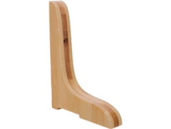 Soporte De Pared Triangular De Bambú Para Estantes, Capacidad De Carga