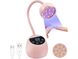 Lámpara de uñas UV LED, minilámpara de gel inalámbrica de 36 W, secado rápido, sensor automático Ly Ebike