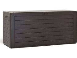 Baúl de Almacenamiento PROSPERPLAST Woodebox Marrón (116 x 43,8 x 55Cm)