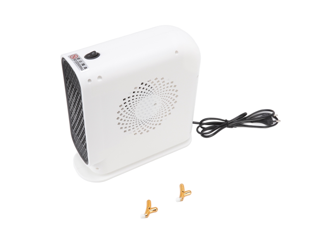 Calentador de oficina compacto, calentador personal portátil con termostato incorporado, 500 W ABS, calor instantáneo y eficiente para su escritorio.