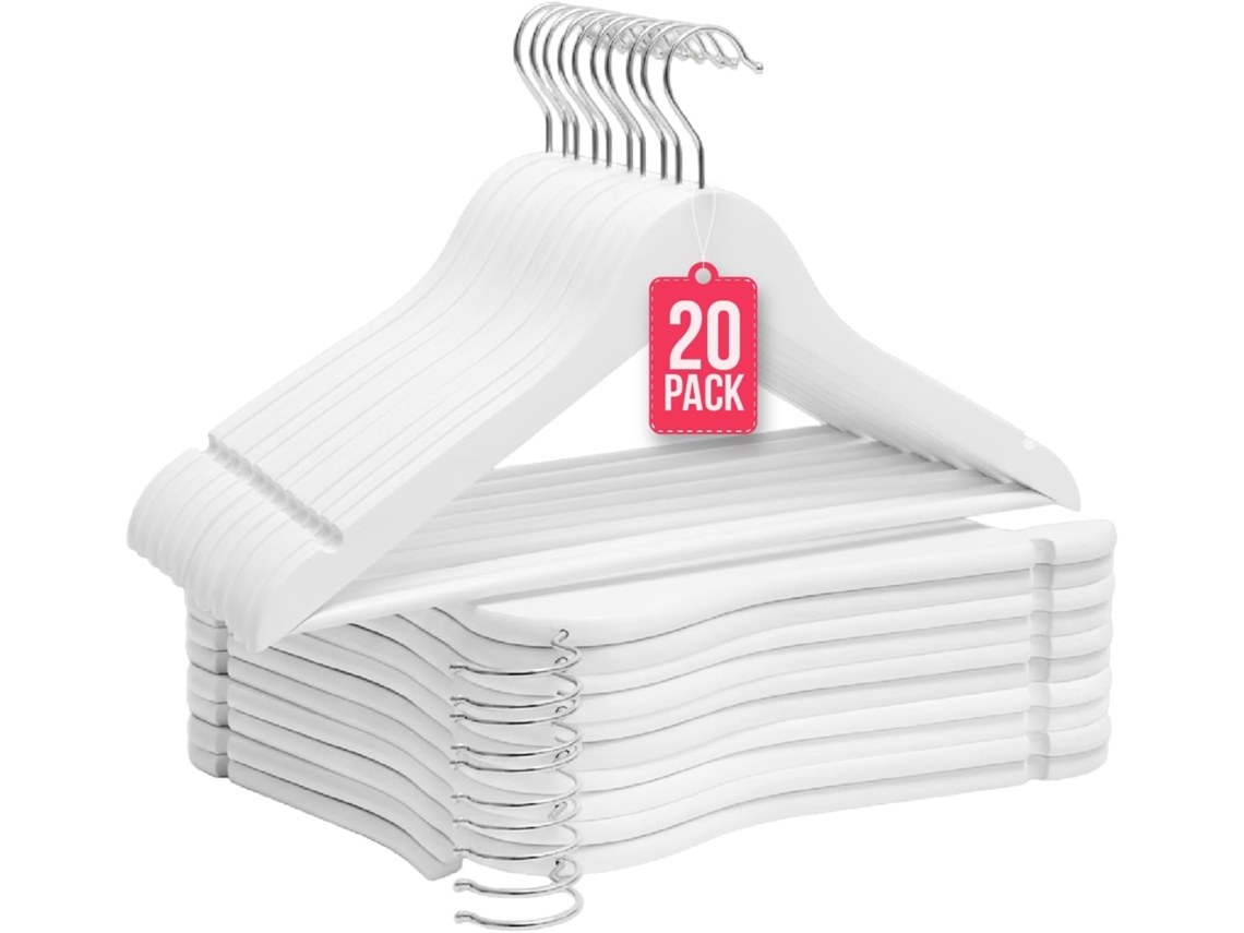 PERCHAS BLANCAS LOTE 20 UNIDADES COM-FORT HOUSE