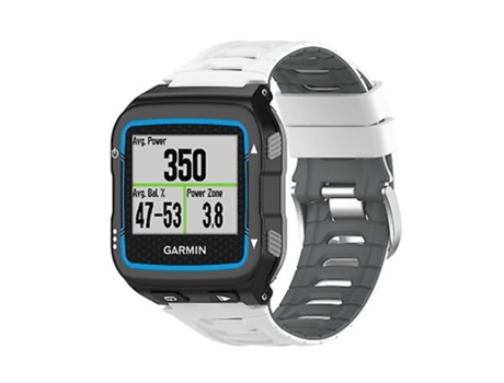 Correa Smartwatch Para Garmin Forerunner 920Xt Blanco-Gris Oscuro VENISYMLIS