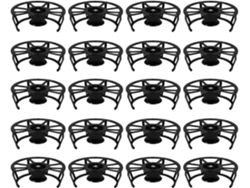 20 Unidades. Adecuado Para Mangos Pro Compatibles. Funda Protectora De Tpee Resistente A Caídas. Color Negro.