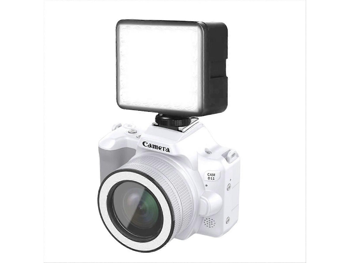 Mini cámara réflex digital de 48 MP con grabación de vídeo, color blanco TAISHENGDA
