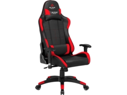 Silla Gaming ALPHA GAMER Vega (Hasta 150 kg - Elevador a Gas Clase 4 - Negro y Rojo)