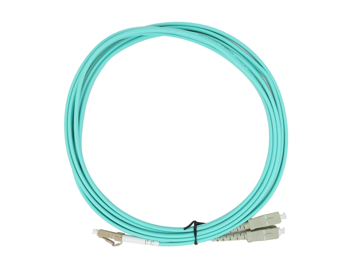 Cabo De Fibra Óptica Multimodo De Núcleo Duplo Lc Upc Sc Upc Para Transmissão De Dados