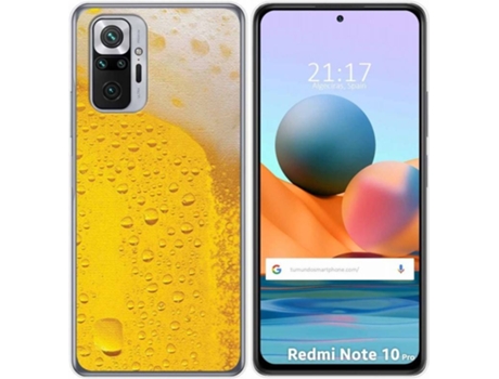 Carcasa Xiaomi Redmi Note 10 Pro TUMUNDOSMARTPHONE Cerveza Multicolor