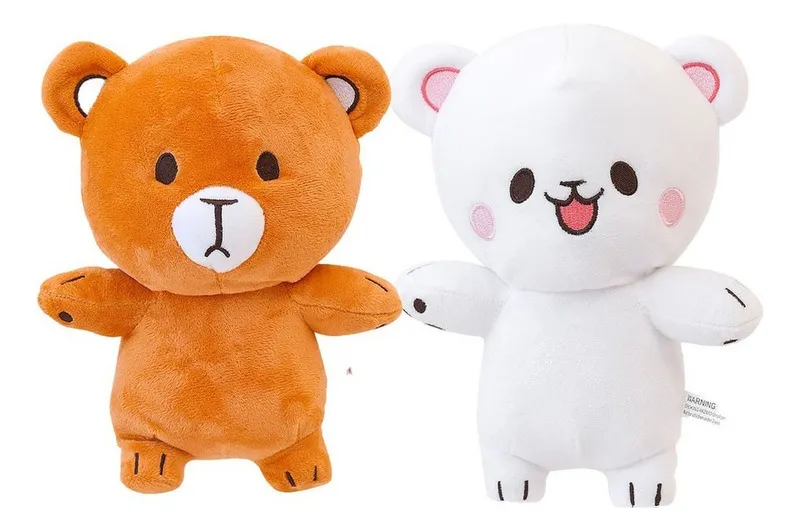 Peluche de leche y moca para niños, regalo de Navidad, 22 cm, Vayotoy