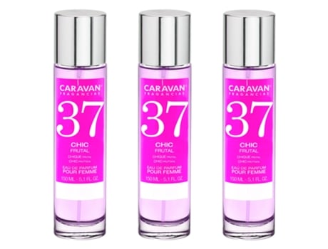 3x CARAVAN Perfume de Mujer Nº37 - 150ml