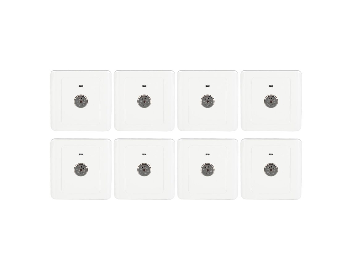 Panel De Control De Luz Inteligente De 8 Piezas Con Interruptor De Sonido, 250 V, 10 A, Para El Hogar Y La Oficina.