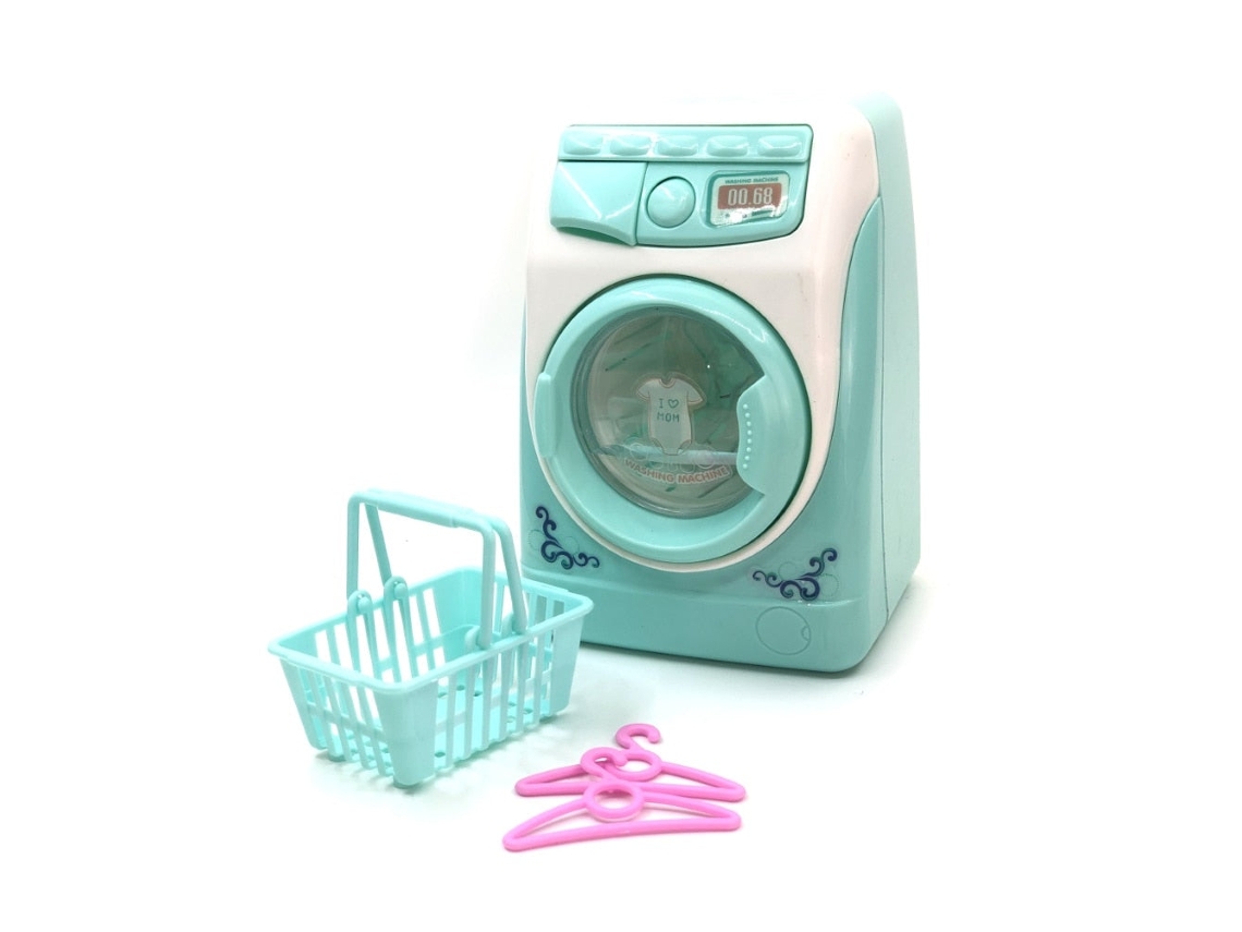 Juguete de lavadora para niños, casa de juegos de simulación, Mini